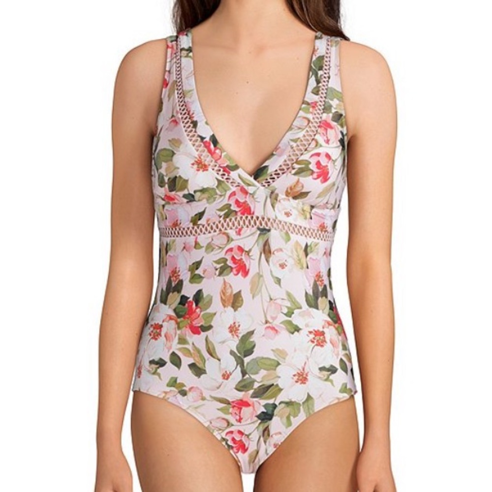 NWT Antonio Melani Rose Roulette Ladder One Piece